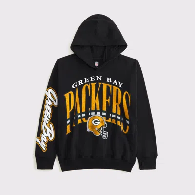 Abercrombie & Fitch Green Bay Packers Graphic Popover Hoodie
