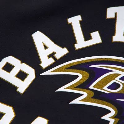 Abercrombie & Fitch Baltimore Ravens Graphic Popover Hoodie In Black