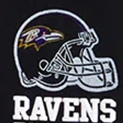 Abercrombie & Fitch Baltimore Ravens Graphic Popover Hoodie In Black