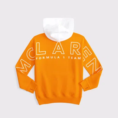 Abercrombie & Fitch Mclaren Graphic Popover Hoodie In Orange