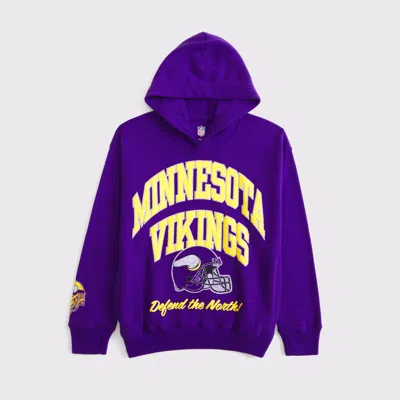 Abercrombie & Fitch Minnesota Vikings Graphic Popover Hoodie