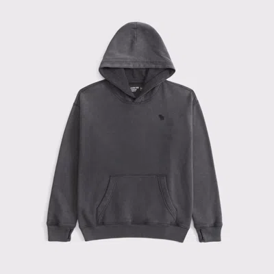 Abercrombie & Fitch Essential Icon Hoodie In Black