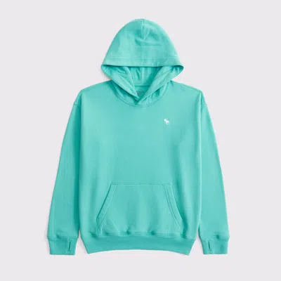 Abercrombie & Fitch Essential Icon Hoodie In Green