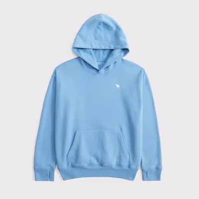 Abercrombie & Fitch Essential Icon Hoodie In Blue