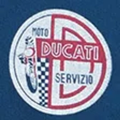 Abercrombie & Fitch Ducati Graphic Popover Hoodie In Blue