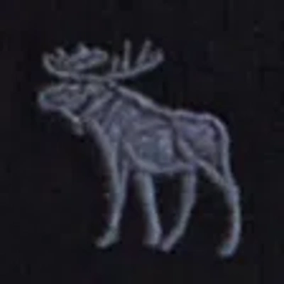 Abercrombie & Fitch Essential Icon Full-zip Hoodie In Black