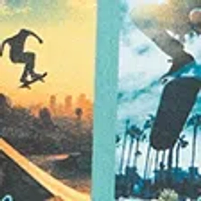 Abercrombie & Fitch Imagery Logo Popover Hoodie In Blue