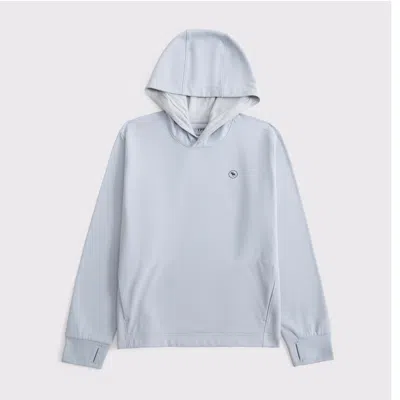 Abercrombie & Fitch Ypb Icon Popover Hoodie In Gray