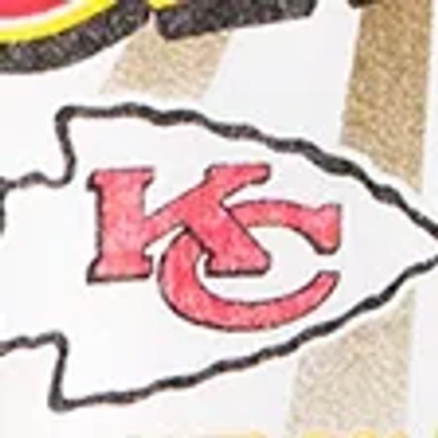 Abercrombie & Fitch Kansas City Chiefs Graphic Popover Hoodie In White