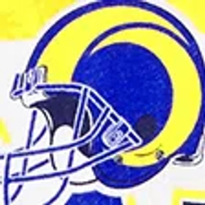 Abercrombie & Fitch Los Angeles Rams Graphic Popover Hoodie In White