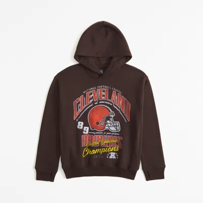 Abercrombie & Fitch Cleveland Browns Graphic Popover Hoodie