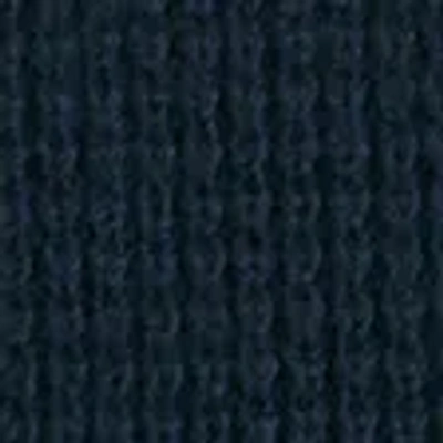 Abercrombie & Fitch Waffle Crew Sweater In Blue