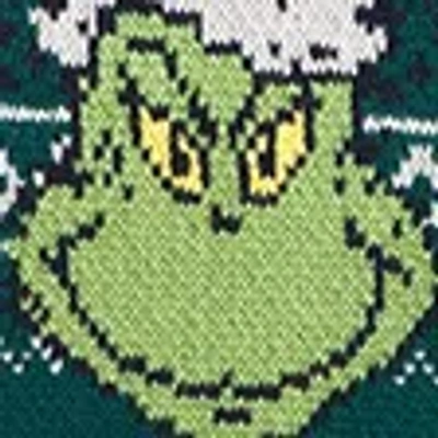 Abercrombie & Fitch The Grinch Graphic Crew Sweater In Green