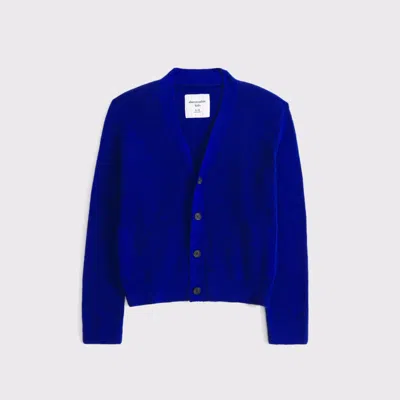 Abercrombie & Fitch Dressy Cardigan In Blue