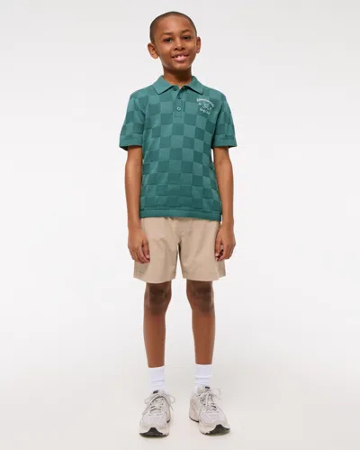 Abercrombie & Fitch Abercrombie Golf Club Sweater Polo In Blue