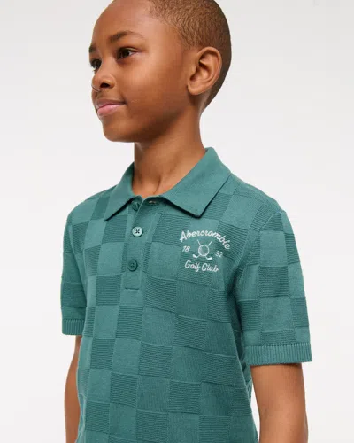 Abercrombie & Fitch Abercrombie Golf Club Sweater Polo In Blue