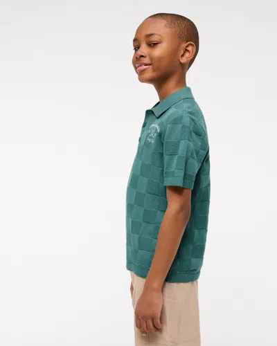 Abercrombie & Fitch Abercrombie Golf Club Sweater Polo In Blue