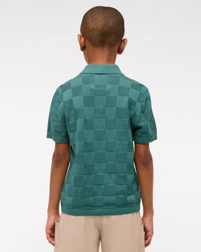 Abercrombie & Fitch Abercrombie Golf Club Sweater Polo In Blue