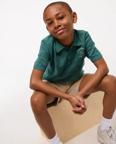 Abercrombie & Fitch Abercrombie Golf Club Sweater Polo In Blue