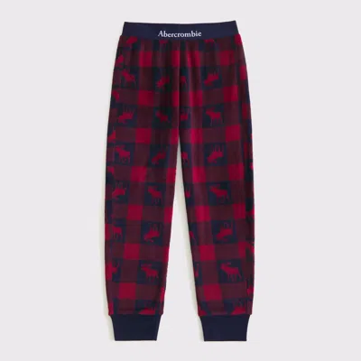 Abercrombie & Fitch Sherpa Pajama Pants In Multi