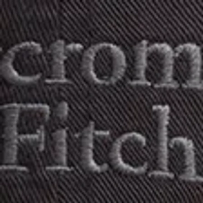 Abercrombie & Fitch Logo Baseball Hat In Brown