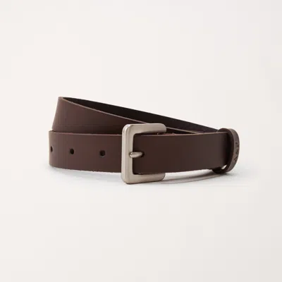 Abercrombie & Fitch Leather Belt In Brown