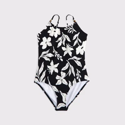 Abercrombie & Fitch Beaded Scoopneck One-piece Swimsuit