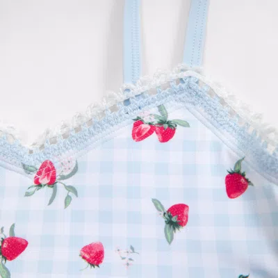 Abercrombie & Fitch Mixed Fabric Triangle Two-piece Swimsuit