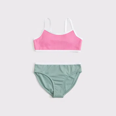 Abercrombie & Fitch Two-piece Contrast Swimsuit In Multi