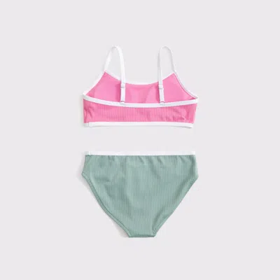 Abercrombie & Fitch Two-piece Contrast Swimsuit In Multi