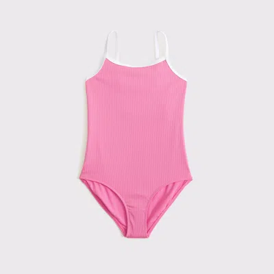Abercrombie & Fitch One-piece Swimsuit In Pink