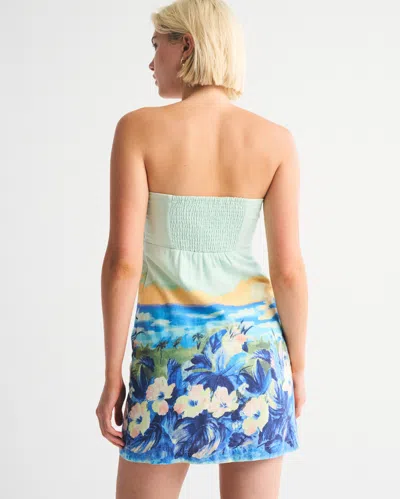 Abercrombie & Fitch The A&f Scarlett Strapless Linen-blend Hardware Skort