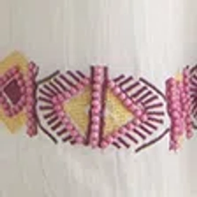 Abercrombie & Fitch Long-sleeve Off-the-shoulder Embroidered Mini Dress In White