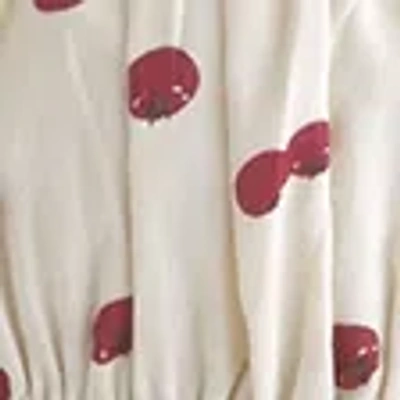 Abercrombie & Fitch Puff Sleeve Smocked Mini Dress In White