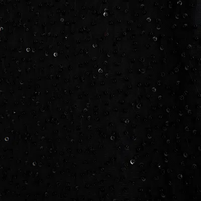 Abercrombie & Fitch Beaded Strapless Maxi Dress In Black