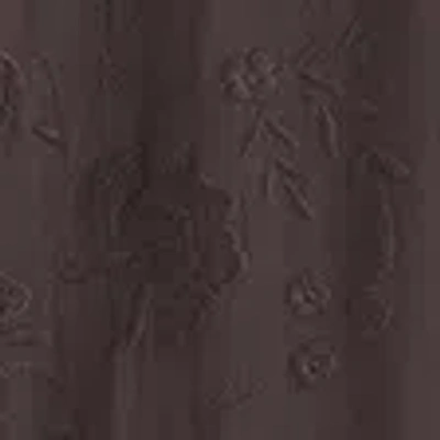 Abercrombie & Fitch V-neck Embroidered Tiered Maxi Dress In Brown