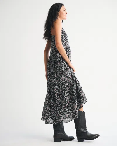 Abercrombie & Fitch V-neck Flowy Maxi Dress