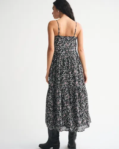 Abercrombie & Fitch V-neck Flowy Maxi Dress