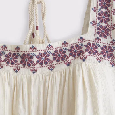 Abercrombie & Fitch Puff Sleeve Babydoll Mini Dress In Black