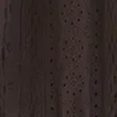 Abercrombie & Fitch Short-sleeve Easy Waist Ruffle Skort In Brown