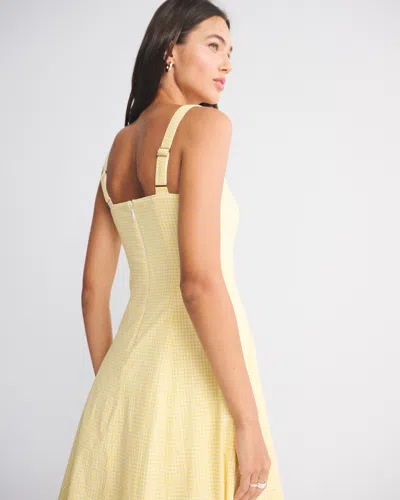 Abercrombie & Fitch The A&f Mila Midi Dress In Black