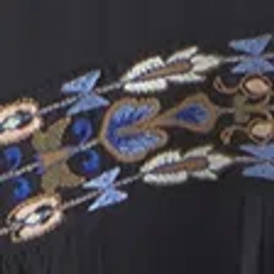 Abercrombie & Fitch V-neck Flowy Mini Skort In Black