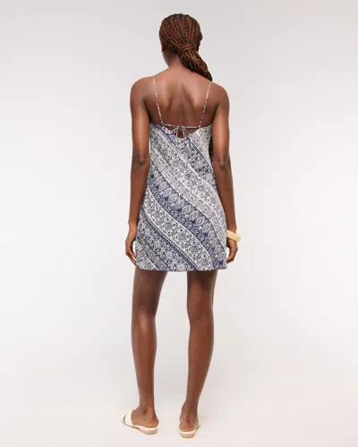 Abercrombie & Fitch The A&f Julia Slip Mini Dress In Blue