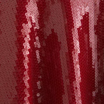 Abercrombie & Fitch Sequin Wrap Mini Dress In Red