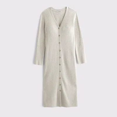 Abercrombie & Fitch Duster Maxi Sweater Dress In Blue