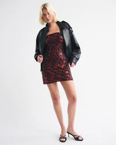 Abercrombie & Fitch The A&f Scarlett Strapless Sequin Skort