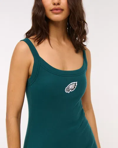 Abercrombie & Fitch Philadelphia Eagles Bra-free Essential 90s Rib Mini Dress