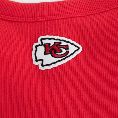 Abercrombie & Fitch Kansas City Chiefs Bra-free Essential 90s Rib Mini Dress