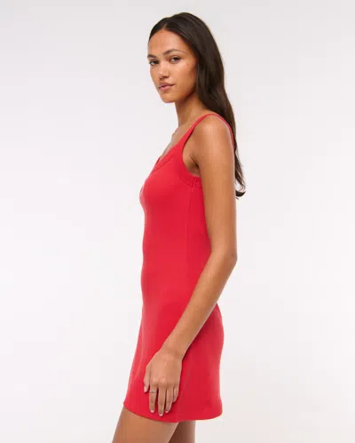 Abercrombie & Fitch Kansas City Chiefs Bra-free Essential 90s Rib Mini Dress
