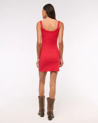 Abercrombie & Fitch Kansas City Chiefs Bra-free Essential 90s Rib Mini Dress